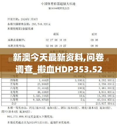 新澳今天最新资料,问卷调查_搬血HDP353.52