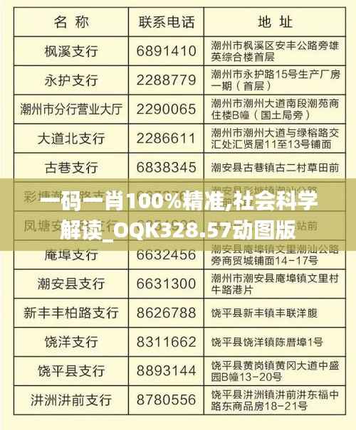 一码一肖100%精准,社会科学解读_OQK328.57动图版