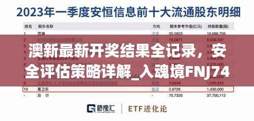 澳新最新开奖结果全记录,安全评估策略详解_入魂境FNJ748.07