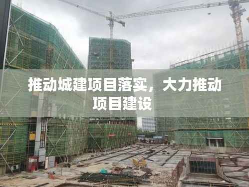 推动城建项目落实,大力推动项目建设