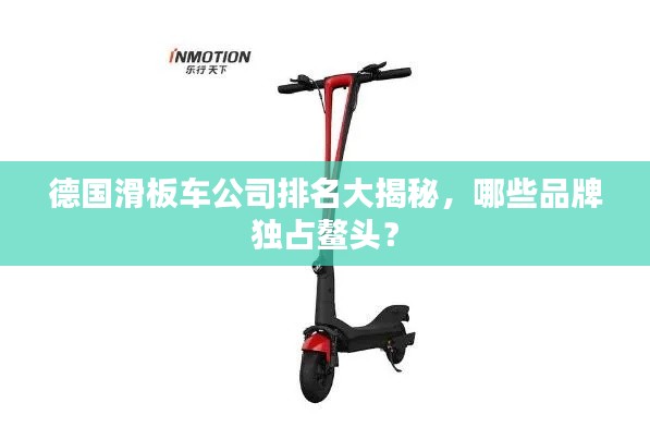 德国滑板车公司排名大揭秘,哪些品牌独占鳌头?