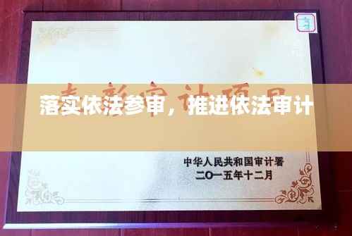 落实依法参审,推进依法审计